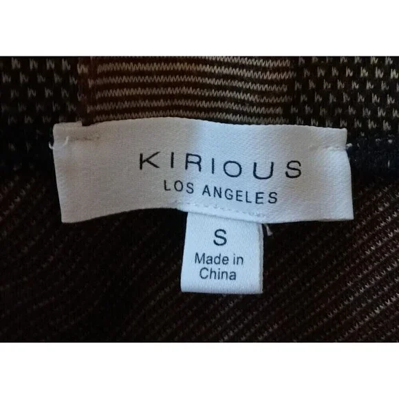 Kirious Los Angeles Women's Autumn Plaid Checkered Skirt with Pockets Size S - Picture 3 of 12